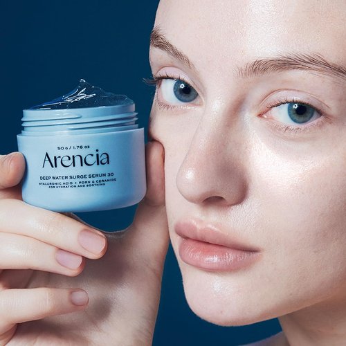 Arencia PDRN Intensive Hydration Overnight Serum - Cica PDRN + Hyaluronic Acid + Ceramide, Smooths fine line for plump glass skin, Korean Skincare 50g 1.76 oz
