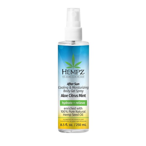 Hempz After Sun Cooling Aloe Vera Body Spray - Vegan Formula to Soothe & Hydrate Sunburn | 8.5 oz