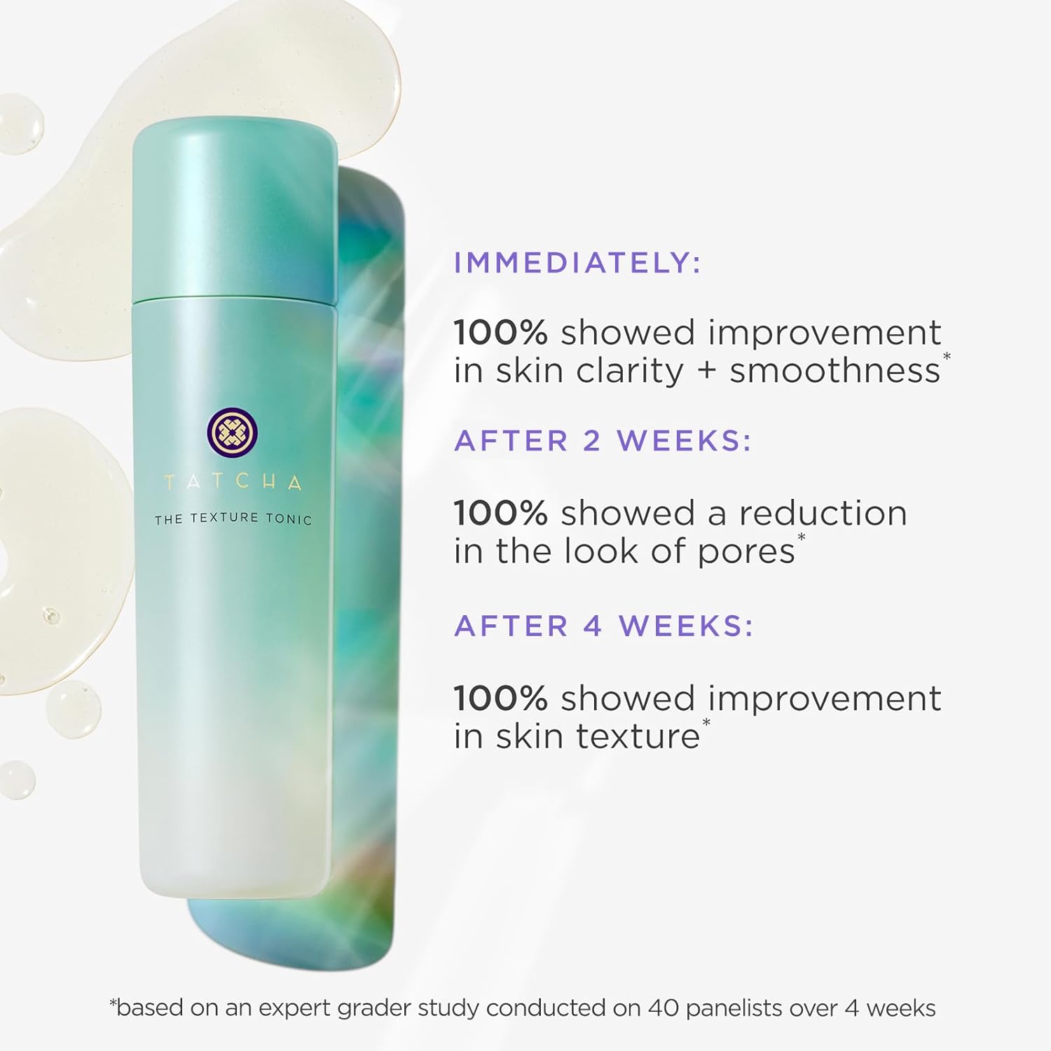 TATCHA The Water Cream & Texture Tonic Bundle - Hydrating Skincare Set | 1.7 oz & 5 oz