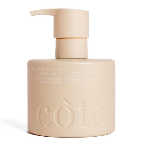 Cote Beauty’s Nourishing Hand & Body Wash for Dry Skin, Soothing Formula, Hydrating Body Wash for Sensitive Skin, Antioxidant Rich Cleanser, Vegan & Cruelty-Free, Made in USA, 10 Fl Oz
