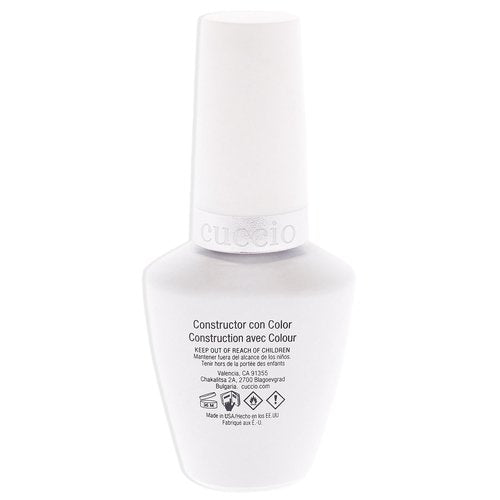 Cuccio Pro Brush-On Colour Builder Soak Off Gel - LED and UV Self-Leveling Lightweight Formula - Camouflages Re-Growth and Corrects Uneven Nail Beds - Base Coat - Cherry Blossom - 0.43 oz