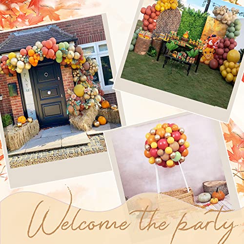 Fall Balloon Arch Kit for Thanksgiving & Autumn Party Decor - 102pcs