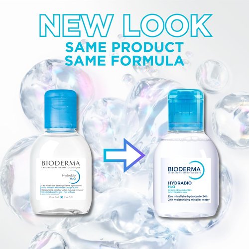 Bioderma - Hydrabio H2O Micellar Water - Gentle Face Cleanser & Makeup Remover for Sensitive Skin