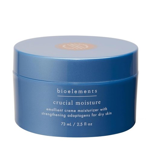 Bioelements Crucial Moisture - Emollient Cream Facial Moisturizer for Dry Skin - 2.5 fl oz | Vegan & Gluten-Free