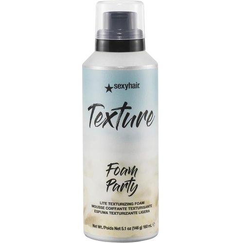 SexyHair Texture Foam - Party Lite Texturizing Foam for Volume & Hold, 5.2 Oz