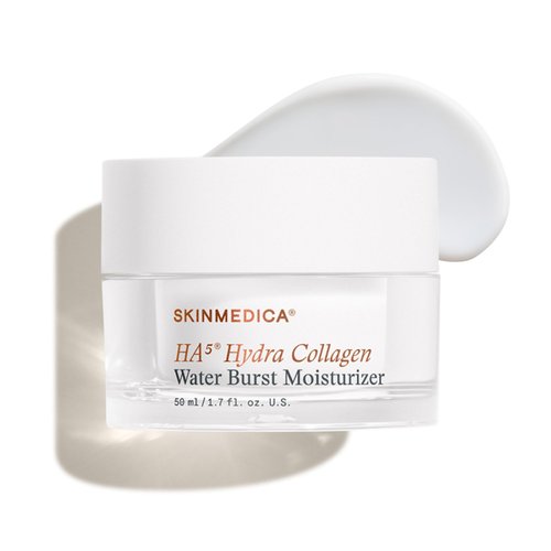 SkinMedica HA⁵ Hydra Collagen Water Burst Face Moisturizer with Vegan Collagen - Plumping Face Cream with Microbiome Barrier Complex for 24-Hour Hydration - Helps Replenish Dry, Dull Skin (1.7 Fl Oz)