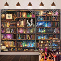 Halloween Lab Backdrop 7x5FT Science Potion Skull Photo Background Kids Party Decorations