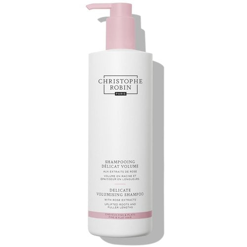 Christophe Robin Delicate Volumizing Shampoo - Rose Extracts for Thin, Fine Hair | Jumbo 16.9 fl. oz