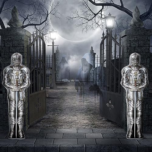 Medieval Knight Balloons Set - Foil Castle & Dragon Party Decorations for Halloween