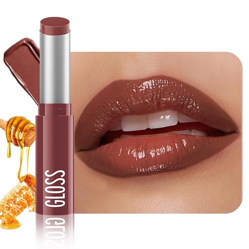FeiCuiYun Brown Honey Tinted Lip Stain - Sheer Hydrating Balm & Gloss | Nourishing Color for All Skin Tones