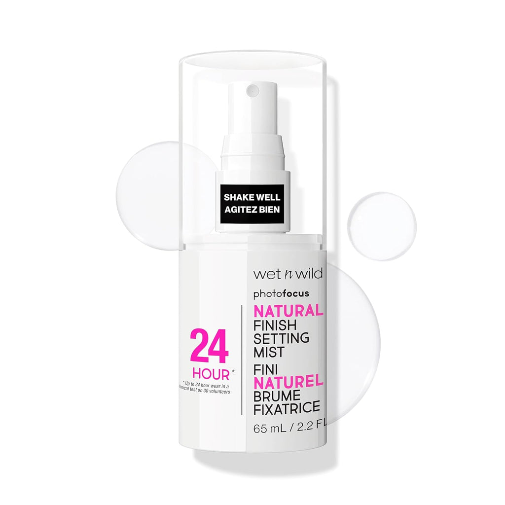 Wet n Wild Photo Focus Setting Mist - Lightweight & Nourishing Formula for All Skin Types | 24HR Matte Finish