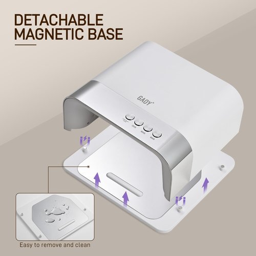 GAOY Professional UV Nail Lamp, Big Cavity Design for Long Nails, 36 LED Fast Curing Light with Infrared Sensor for Salon Gel and Acrylic Polish