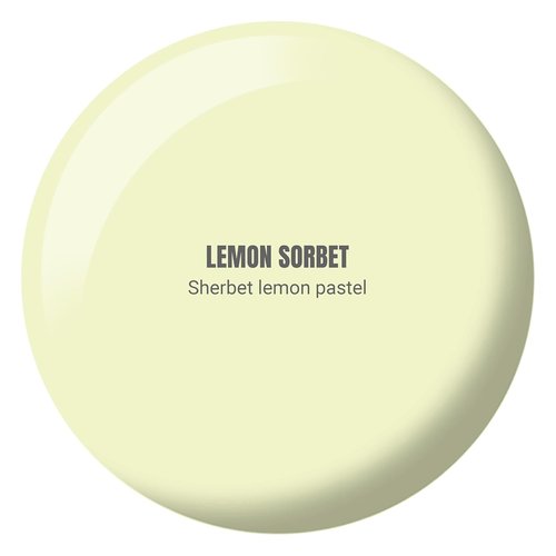 DND Gel Polish Set - Coquette Collection | UV/LED Gel & Air Dry Nail Lacquer Duo - 083 Lemon Sorbet, 0.5 Fl Oz