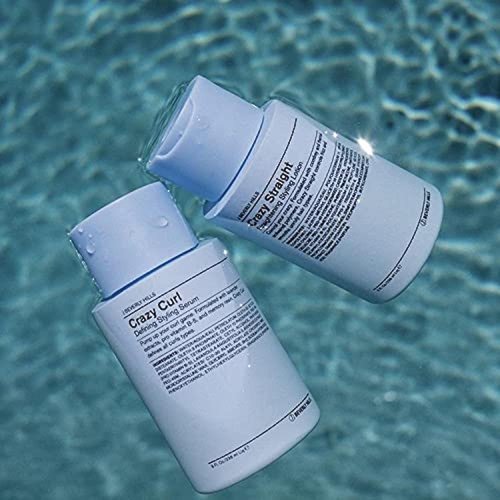 J Beverly Hills Blue Crazy Straight Styling Lotion - Frizz Control with Vitamin B5, 8 Oz
