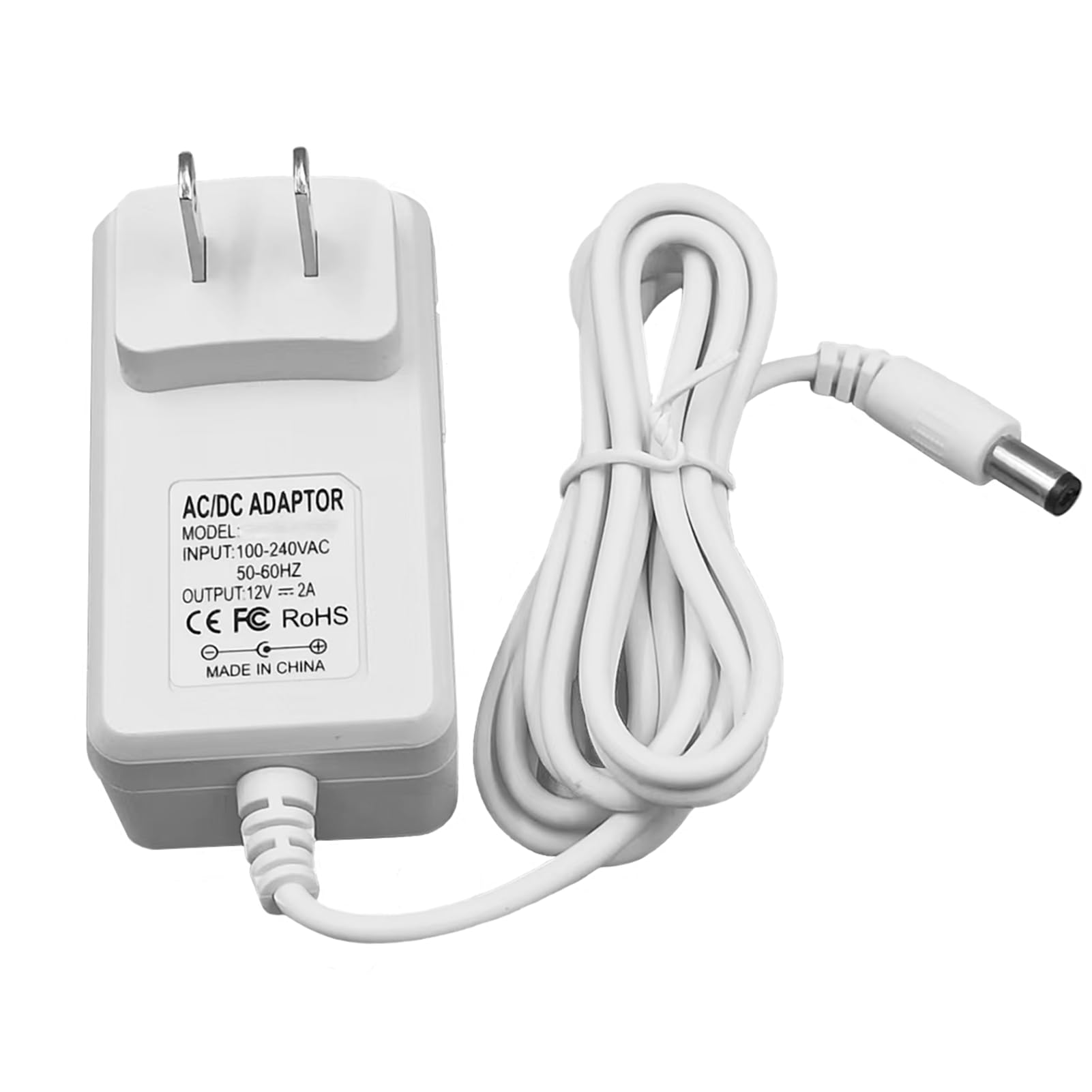 YBSCJHGR 12V 2A Charger Replacement for Fenchilin Hollywood Vanity Makeup Mirror Light Bulbs Power Cord Adapter, 4.6 Feet
