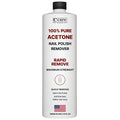 C CARE 100% Pure Acetone Nail Polish Remover | Professional Quality | Rapidly Removes Natural, Gel, Acrylic, and Glitter Nails | 16 Fl oz