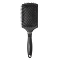 FIXBODY Paddle Brush - Large Cushion Smoothing Detangling Brush for Long Thick Hair | Black Matte