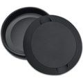 Matte Black Metal Zyn Pouch Container – Dual Compartment Storage Tin with Secure Lid