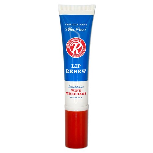 Robinson's Remedies Lip Renew Endurance Cream for Wind Musicians (15ml cosmetic tip airless bottle)