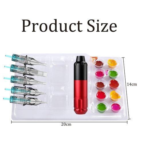 HOINCO 25PCS Disposable Tattoo Cartridge Tray,Plastic Tattoo Cartridge Cup Holder For Working Cup Cleaning Cup