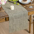 Vinyl Table Runner 12x48 Inch Wipeable Plastic Dining Decor for Kitchen & Home