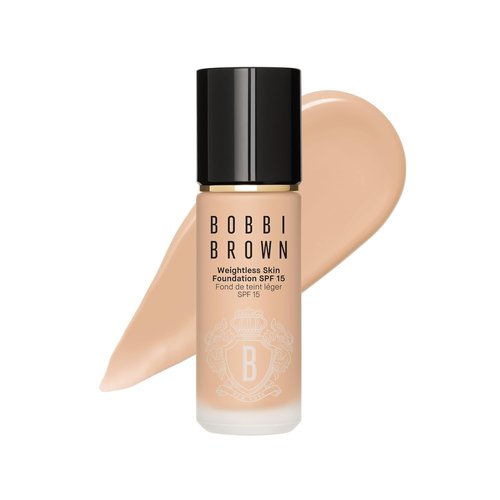 Bobbi Brown Weightless Skin Foundation SPF 15 - Oil-Control, 24-Hour Hydration | Natural Matte, 1 Fl Oz
