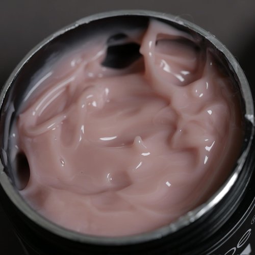 IN.HYPE LED/UV HARD Cream Builder Gel for Extra Long Nail Extensions Jelly Thick for Nail Repair, Strengthening Beige Nude - Buff