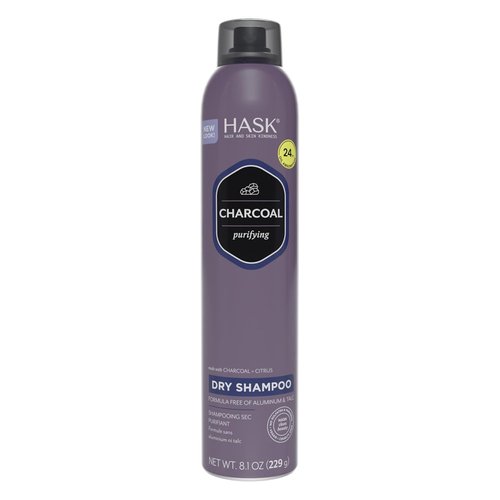 HASK Charcoal Dry Shampoo - Purifies & Detoxifies Hair, Absorbs Oil, Sulfate-Free | 8.1oz