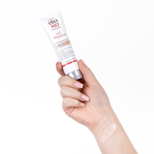 EltaMD UV Physical Rosy Tint Sunscreen for Face, SPF 40 Antixoidant Tinted Sunscreen, 100% Mineral Actives, 1.7 oz