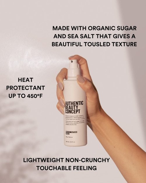 Authentic Beauty Concept Beachy Texture Spray - Texturizing Styling Spray for Soft Beach Waves | 8.4 fl. oz | Vegan & Cruelty-Free