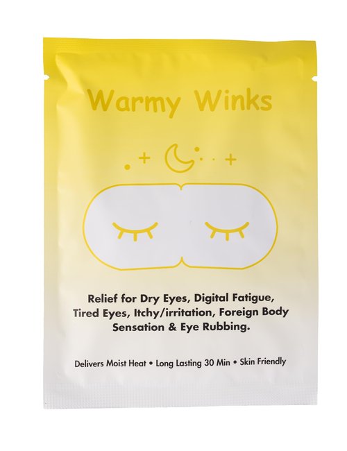 GlamBaby Warmy Winks Self-Heating Eye Mask for Kids – Heated Warm Compress for Dry Eyes, Irritation & Puffiness – Disposable Eye Mask for Children’s Eye Relief & Relaxation
