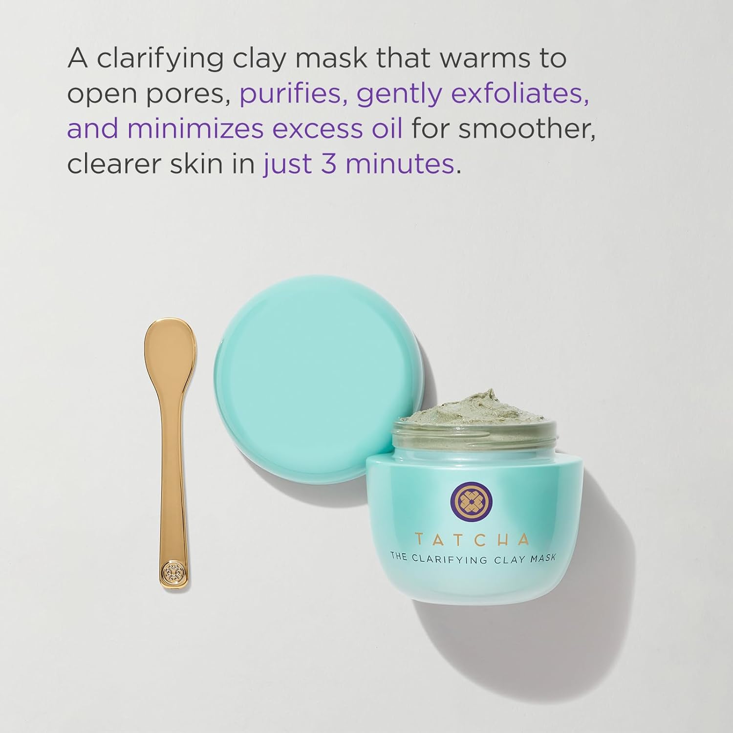 TATCHA Clarifying Clay Mask - Exfoliating Pore Treatment for Deep Cleansing | 50 ml | 1.7 oz