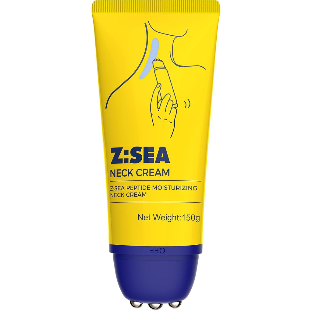 Z:SEA Neck Firming Cream - Anti-Aging Tightening & Lifting Moisturizer for Crepey Skin | 5.29 Oz