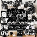 2nd Birthday Decorations for Boys - Bad Two The Bone Party Supplies Set