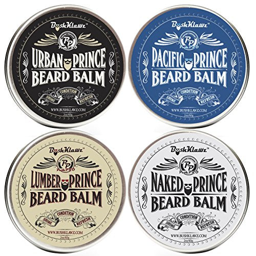 Lumber Prince Beard Balm Leave in Conditioner Beard Butter Premium Refreshing Manly Woodsy Musk Scent 2 oz Best Gift for Fathers
