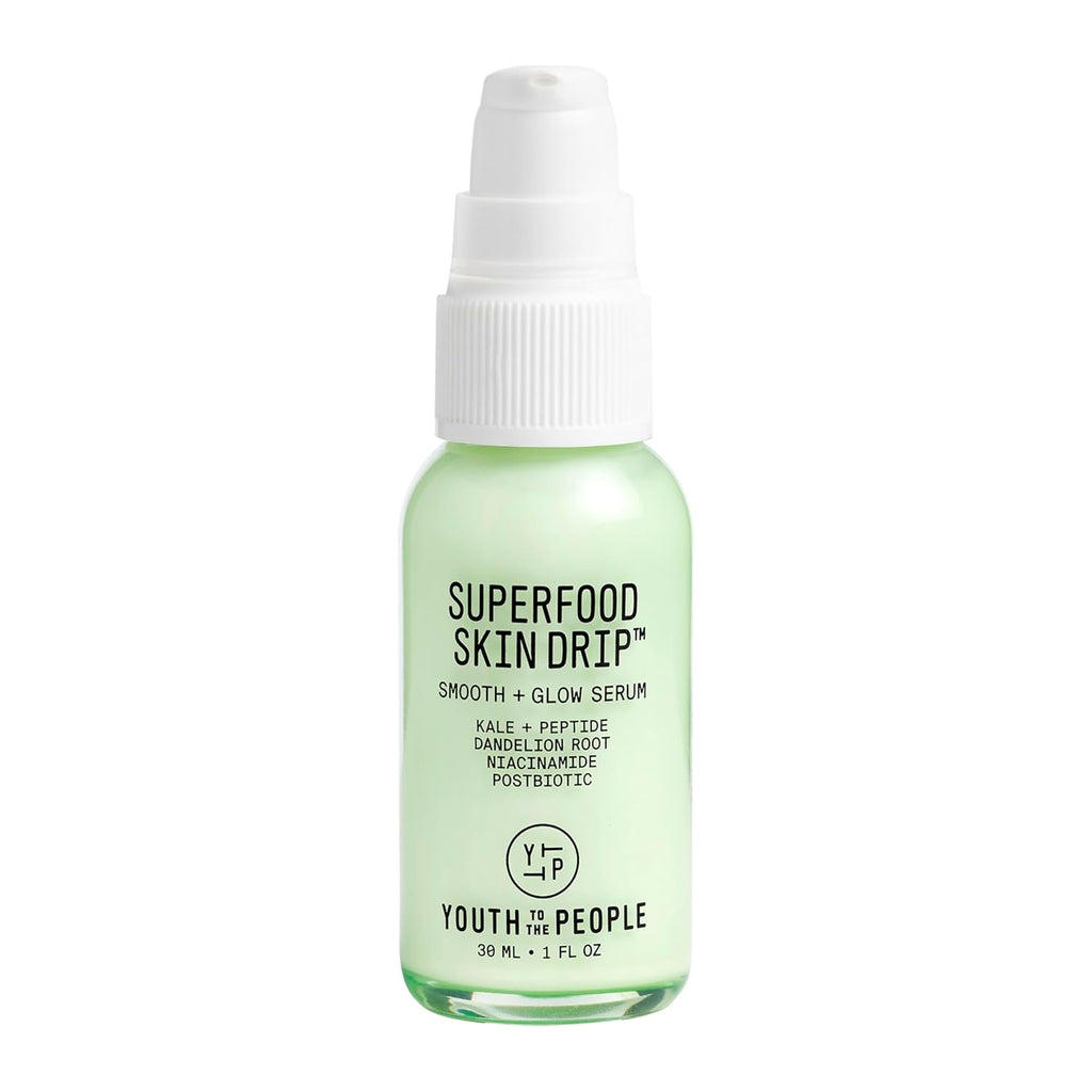 Youth To The People Superfood Skin Drip Face Serum - Strengthens Skin Barrier & Evens Tone | 1 fl oz, Vegan, 5% Niacinamide