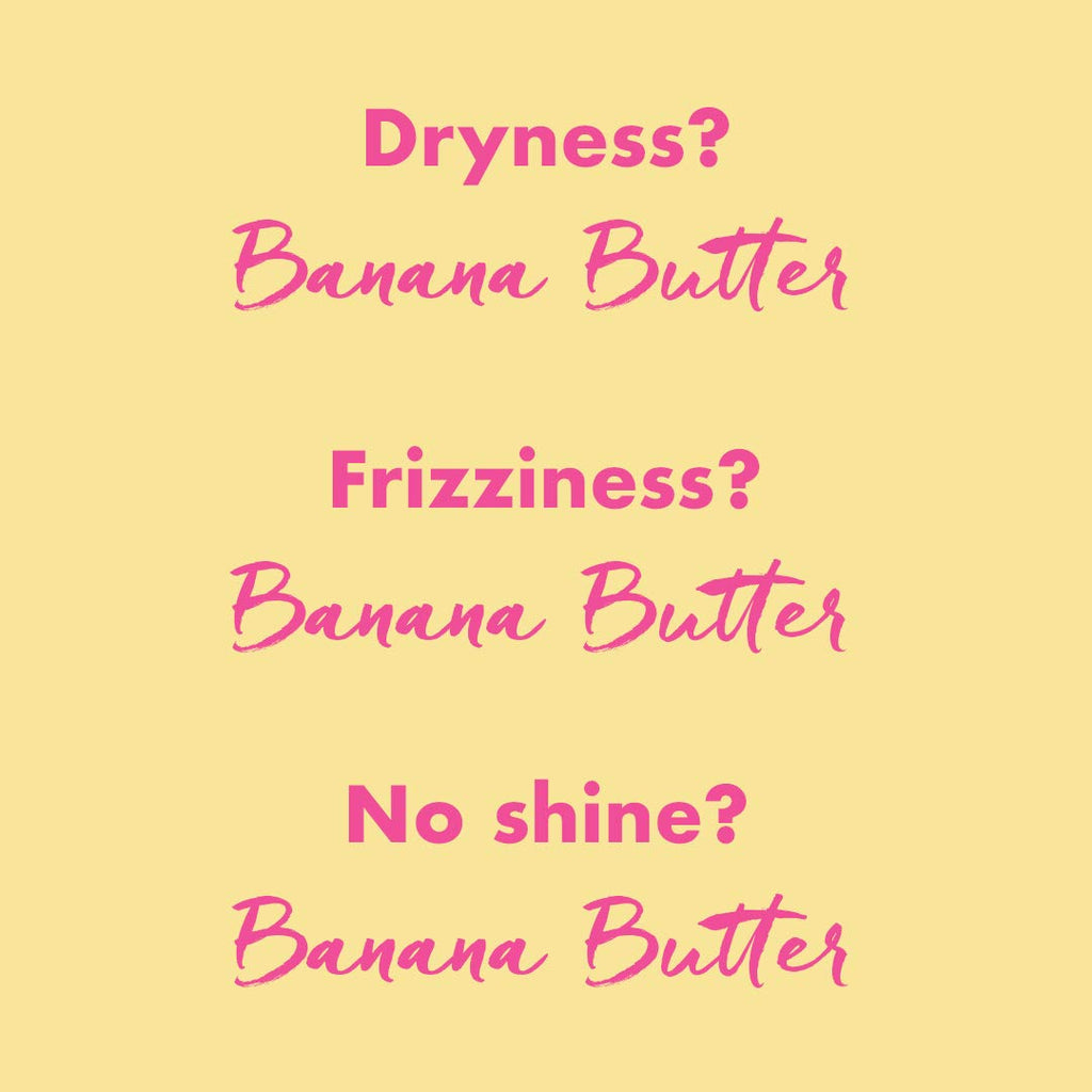 Umberto Giannini Banana Butter Shampoo - Nourishing Vegan Formula for Dry, Textured, Frizzy Hair