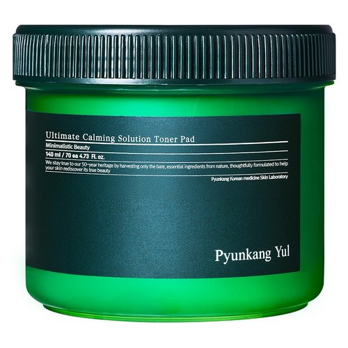 Pyunkang Yul PKY Ultimate Calming Solution Toner Pad for Sensitive Skin with Patented Ingredients, Intensely Calms & Soothes Rednes with CICA & Tea Tree, Korean Skincare (70 Pads)