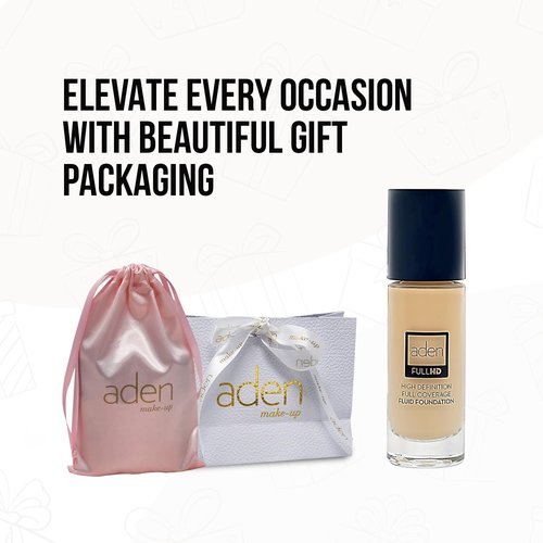 aden fluid Foundation Makeup with Nano Technology 20ml – Color Adapting, Waterproof – Foundation Full Coverage – High Definition, Long Lasting – Foundation for Mature Skin – Made in Italy