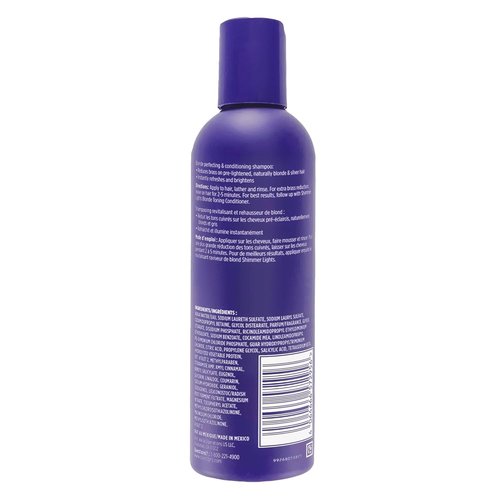 Clairol Professional Shimmer Lights Purple Shampoo - Neutralizes Brass & Yellow Tones | For Blonde, Silver & Gray Hair