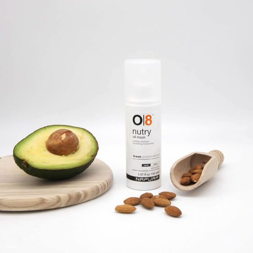 NAPURA O8 Intense Moisture Hair Oil Treatment Mask - Nourishes & Restores Dry, Damaged Hair (5.07 fl oz)