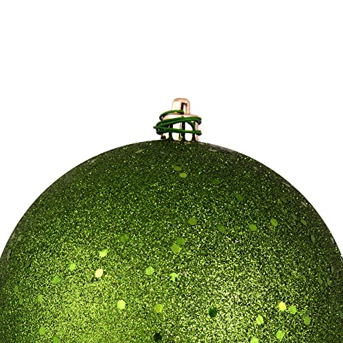 Juniper Green 6-Inch Shatterproof Ball Ornament Set - 4 Finishes - Variation of THIS listing