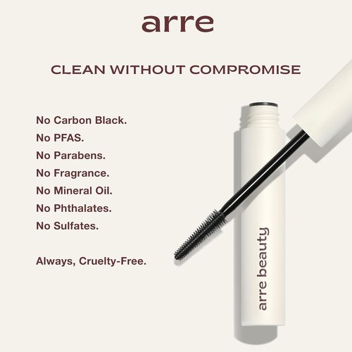 Regine Switzerland Tubing Mascara - Lengthening Peptide-Infused Formula - Smudge-Proof, Sensitive Eye Safe, Glossy Jet Black