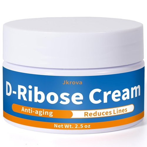 Ribose Cream - Anti-Aging Moisturizer with D-Ribose & Coconut Oil | Reduces Wrinkles, 2.5 oz