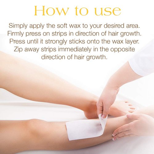 Gigi Non Woven Cloth Epilating Roll for Hair Removal, Facial Waxing Strip Roll for Soft Waxes, 50 Yards