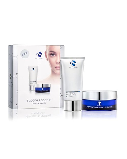 iS Clinical Smooth & Soothe Facial Kit - Exfoliating & Hydrating Home Regimen Gift Set