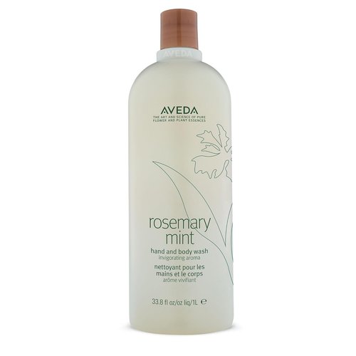 Aveda Rosemary Mint Hand & Body Wash - Invigorating Liquid Soap with Organic Peppermint & Rosemary Aroma