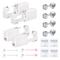 QWALIT 2 Pairs Ear Piercing Gun Kit with Self Piercing Earrings and Disposable Earring Gun