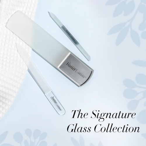 Butter London Glass Cuticle Pusher - Professional Salon Quality Tool for Natural Nails | Signature Glass Collection