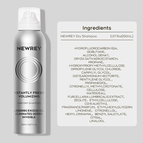 Dry Shampoo Spray by [Brand Name] | Residue-Free, Volumizing Formula with Rice Starch - 5.07 oz